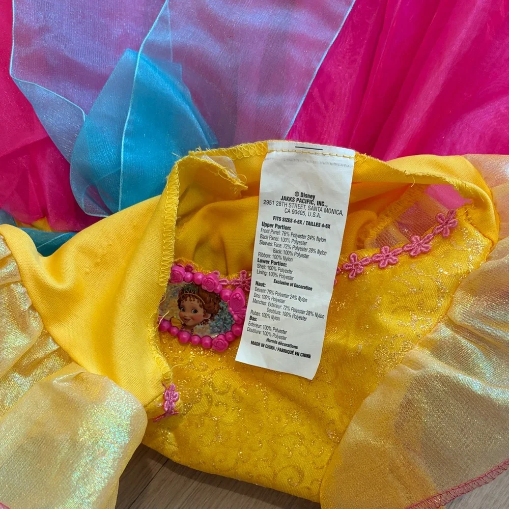 Disney Fancy Nancy Dress Costume size 4-6 - Picture 5 of 6